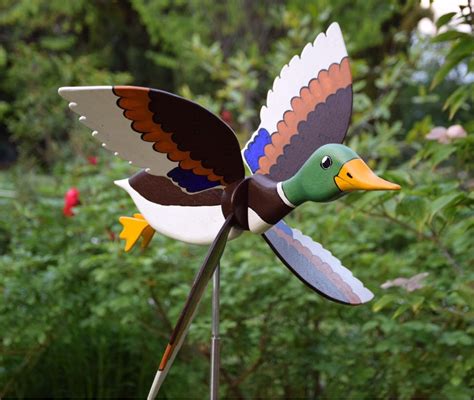 WHIRLIGIG MALLARD DUCK wooden bird | Etsy | Wooden bird, Whirligigs ...
