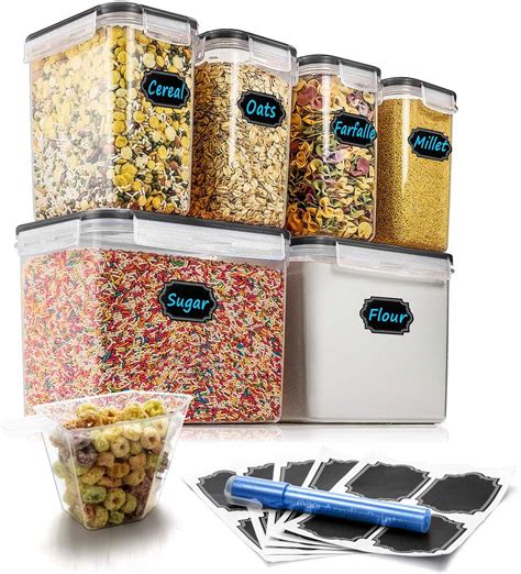 Like all of the food storage containers mentioned here, food pails offer a food grade plastic container for storing foods, but in an easy to carry pail. Airtight Food Storage Containers - Wildone Cereal & Dry ...