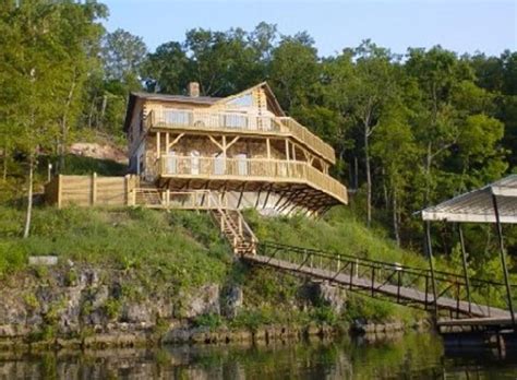 Poco Riscos Lakefront Log Home Rentals Lake Of The Ozarks Updated