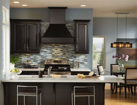 Kitchen Wall Colors With Dark Cabinets Home Furniture Design