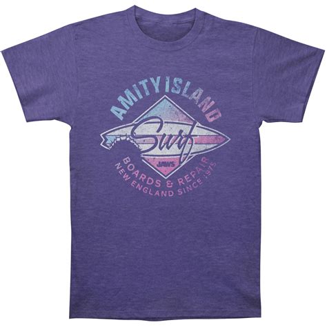 Jaws Amity Island Surf Slim Fit T Shirt 334406 Rockabilia Merch Store