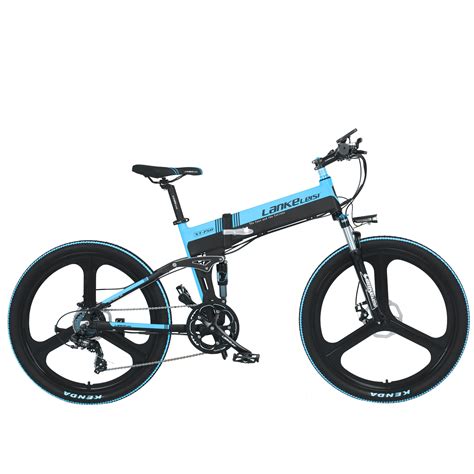 Lankeleisi Xt750 Folding E Bike Full Sus Folding Mountain Hybrid