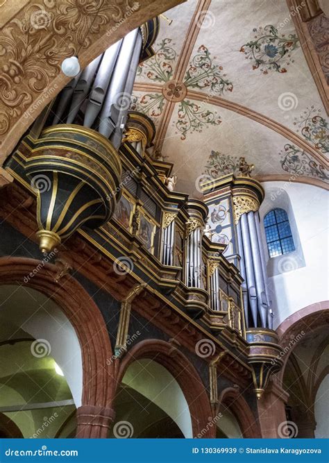 The Beautiful Baroque Pipe Organ At Steinfeld Basilica A Former Abbey