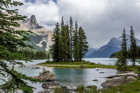 Spirit Island Jasper National Park Wallpapers Wallpaper Cave