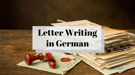 Best Guide To Letter Writing In German Part 1 Formal Letters All