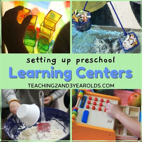 How To Set Up Your Preschool Learning Centers Learning Centers