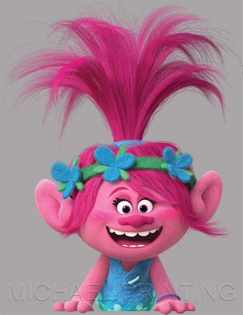 Poppy Trolls Pdf Princess Poppy Png Trolls Cut File Poppy Etsy