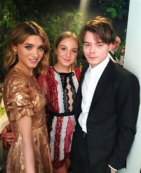 Natalia Dyer And Charlie Heaton Stranger Things Actors Celebrity Couples Famous Couples