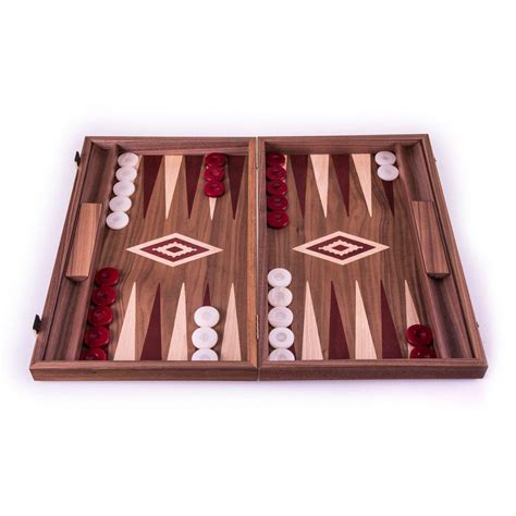 Set Joc Tablebackgammon Inlaid Nuc 48 X 60 Cm