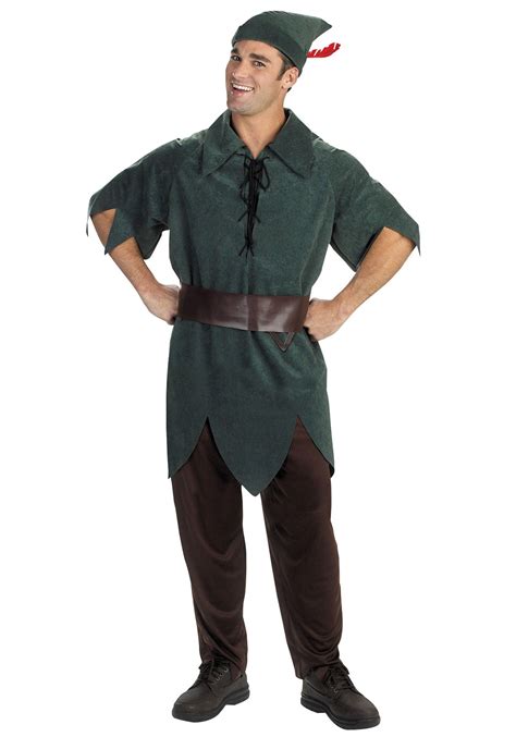 Mens Peter Pan Costume Adult Disney Costumes For A Male