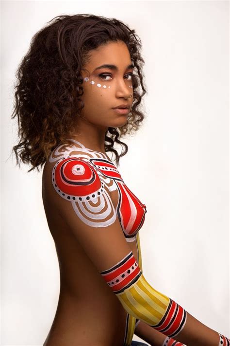 Australian Aboriginal Style Tattoo Inspiration Body Art Painting