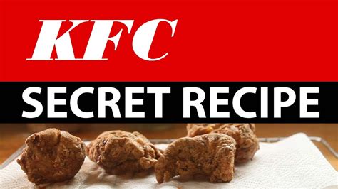 Has The Kfc Original Secret Recipe Finally Been Revealed Secretmenus