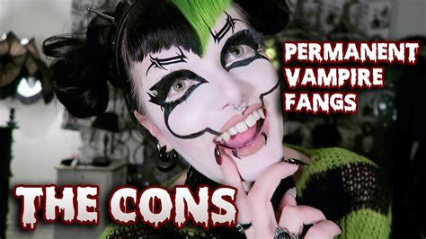 The Cons Of Permanent Vampire Fangs Must Watch Victoria Lovelace