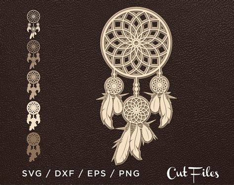 3d Layered Dream Catcher Cut File 3D Vector Digital Etsy UK