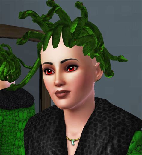 Mod The Sims Medusas Snake Hair