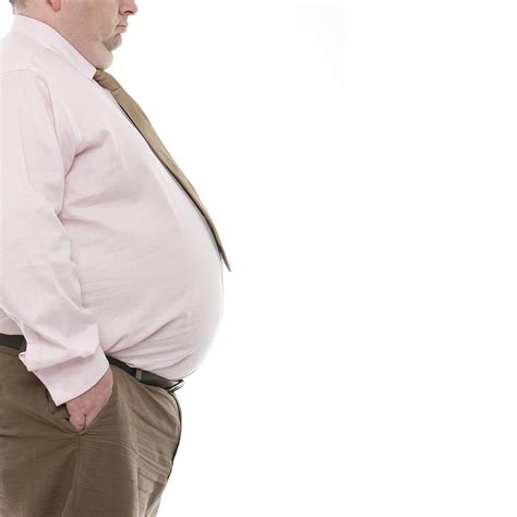 Overweight Man Photograph By
