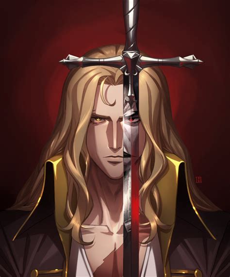 Adrian Farenheight Tepes Alucard V Body Pillow Case Castlevania