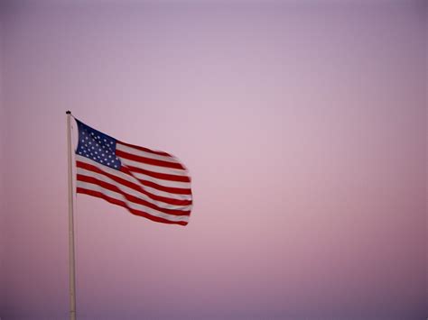Us Flag At Sunset Free Photo Download Freeimages