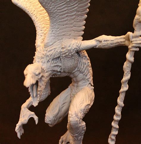 Creature Caster Vulture Demon Takes Shape And Flies Off To Painters
