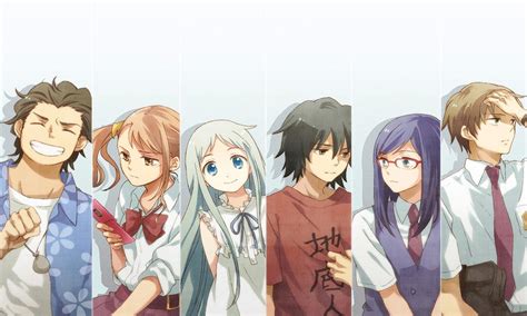 Anohana The Flower We Saw That Day Characters 10 Years After Ano Hi