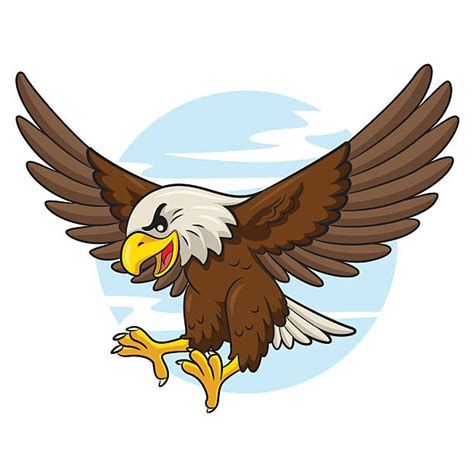 Best Eagle Cartoon Illustrations Royalty Free Vector Graphics And Clip