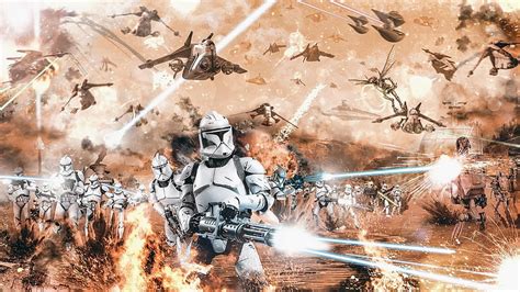 Battle Star Wars Clone Wars War Ground Hd Wallpaper Pxfuel