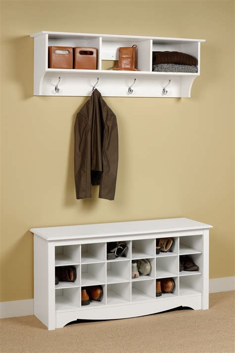 Tatum keeps your busy entryway organized with extra storage for coats, boots, scarves and taking advantage of every available surface, our exclusive tatum entryway shoe storage cabinet offers. Entryway Shoe Storage Ideas - HomesFeed