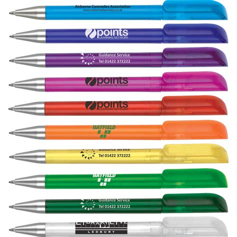 250 X Branded Business Pens Printed Pg Promotional Items