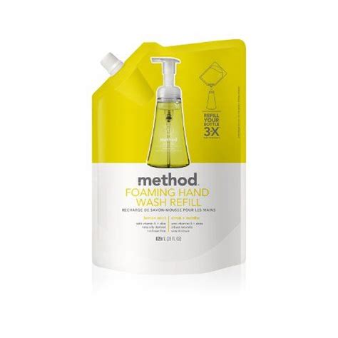 Method Foaming Hand Wash Refill Lemon Mint 28 Fluid Ounce Learn