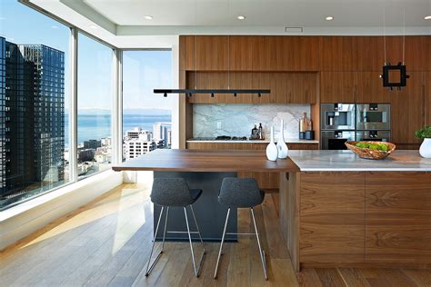 Escala Penthouse Plum Projects Seattle Design Build Custom Cabinets