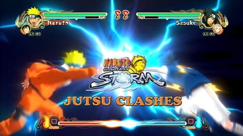 Naruto Ultimate Ninja Storm Jutsu Clashes Hd Youtube