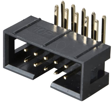 Wsl 10w Box Connector 10 Pin Angled At Reichelt Elektronik