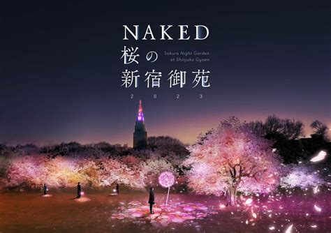 naked cherry blossoms light up in shinjuku gyoen 2023 japan web magazine