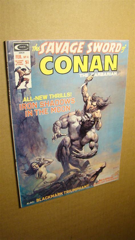Savage Sword Of Conan 4 Boris Vallejo Art High Grade Re Howard
