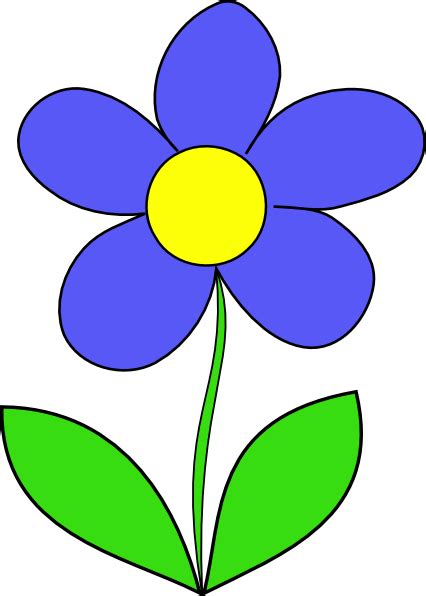 Style Guide Clker Cartoon Flowers Flower Clipart