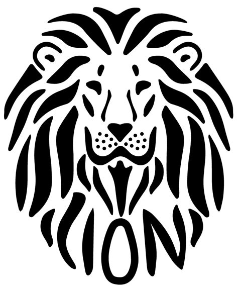 Lion Face Png Black And White The Free Images Are Pixel Perfect To
