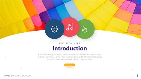 Cheerful Attractive Powerpoint Template Presentation Templates