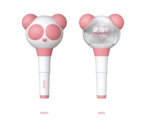 A lightstick that represents the group's fandom called pink pandas. Will CLC ever get their own light stick? : crystalclear