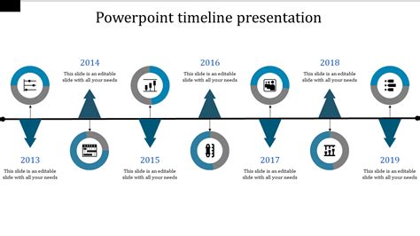 Primary Powerpoint Timeline Template