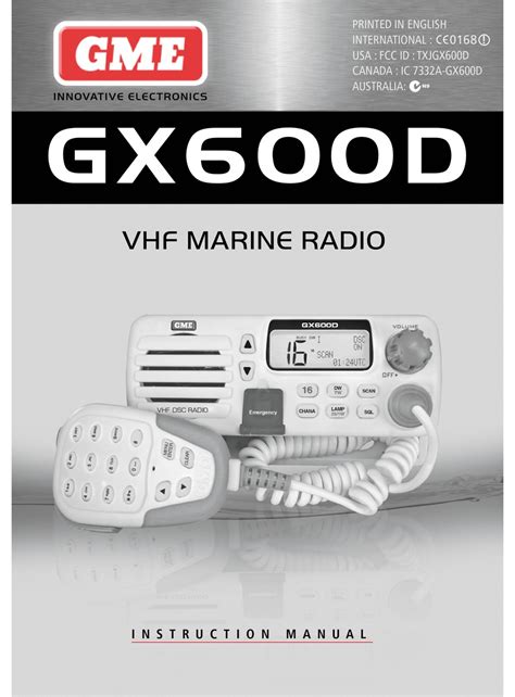 GME GX600D INSTRUCTION MANUAL Pdf Download | ManualsLib