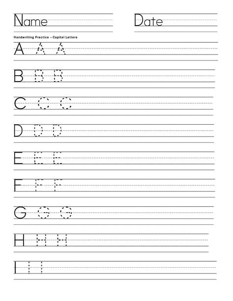 Alphabet Writing Practice Printable Learning Printable