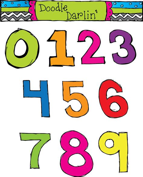 Basic Numbers Clipart Set Clipart Panda Free Clipart Images