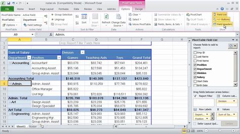 Pivot Table In Excel Templates