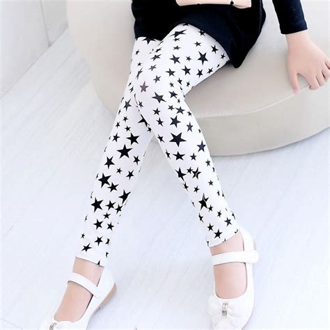 Hot Leggings Girls Stars Childrens Legging Pants Childrens Star