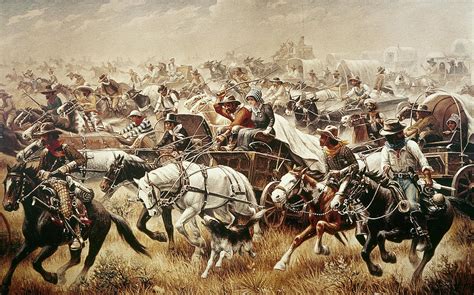 Oklahoma Land Rush 1889 Painting By Granger