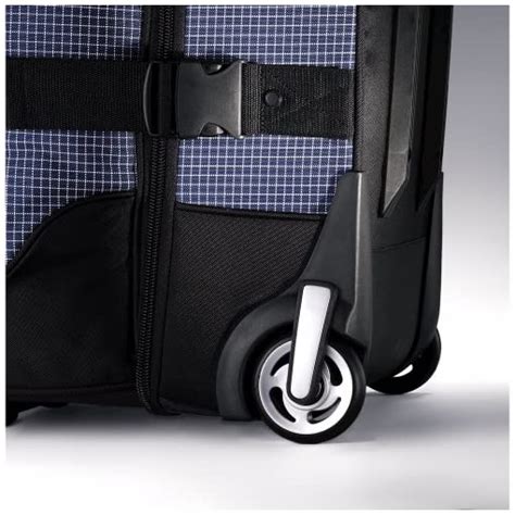 Samsonite Ripstop Wheeled Rolling Duffel Bag Blue 30 Inch Travel Premium Boutique