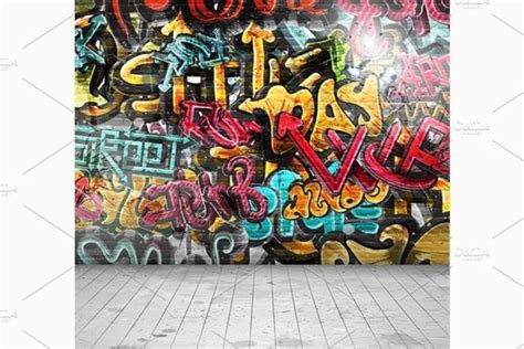 18 Attractive Graffiti Art Effect Mockup Psd Templates