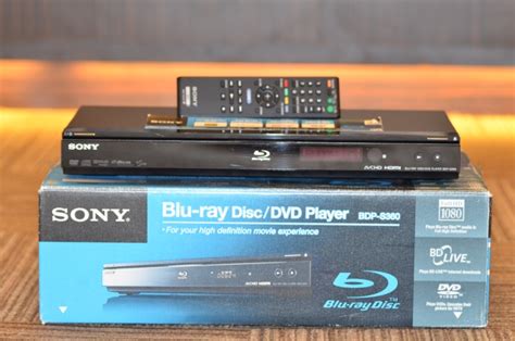 Sony Bdp S360 Blu Ray Discdvd Player Sold