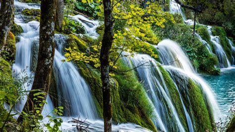 waterfall in plitvice lakes national park croatia windows spotlight images