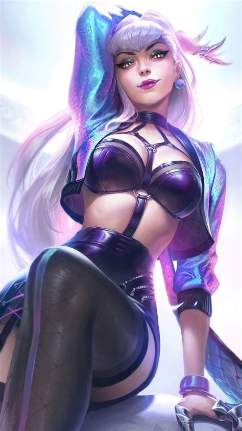 Kda All Out Evelynn Wallpapers Wallpaper Cave